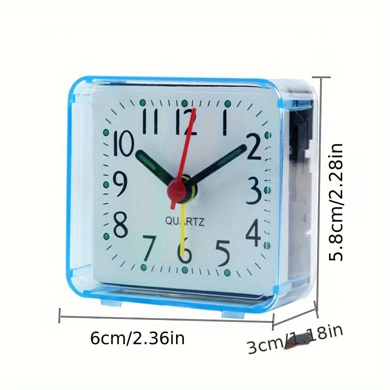 Sleek Square Alarm Clock with Sound for Timely Wake-Ups