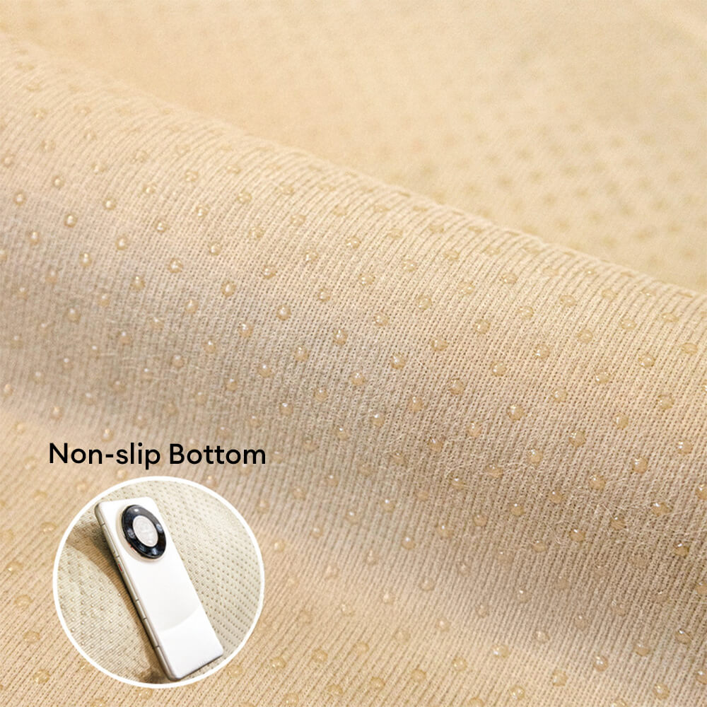 Warm Plush Curved Jacquard Non-Slip Sofa Protector Cover