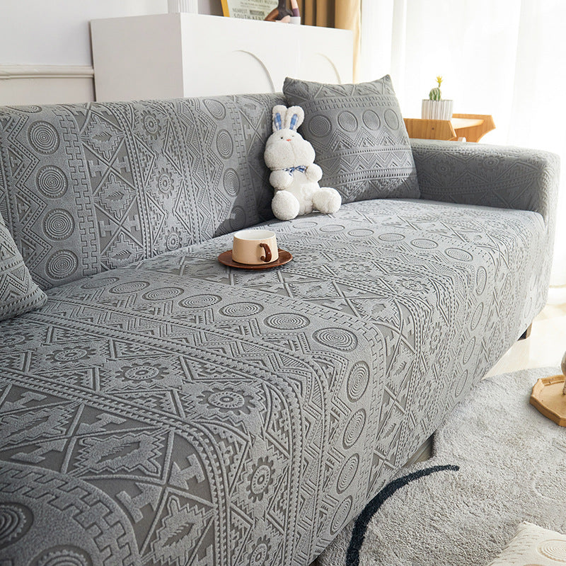 Bohemian Jacquard Stretch Full-Cover Anti-Slip Couch Cover