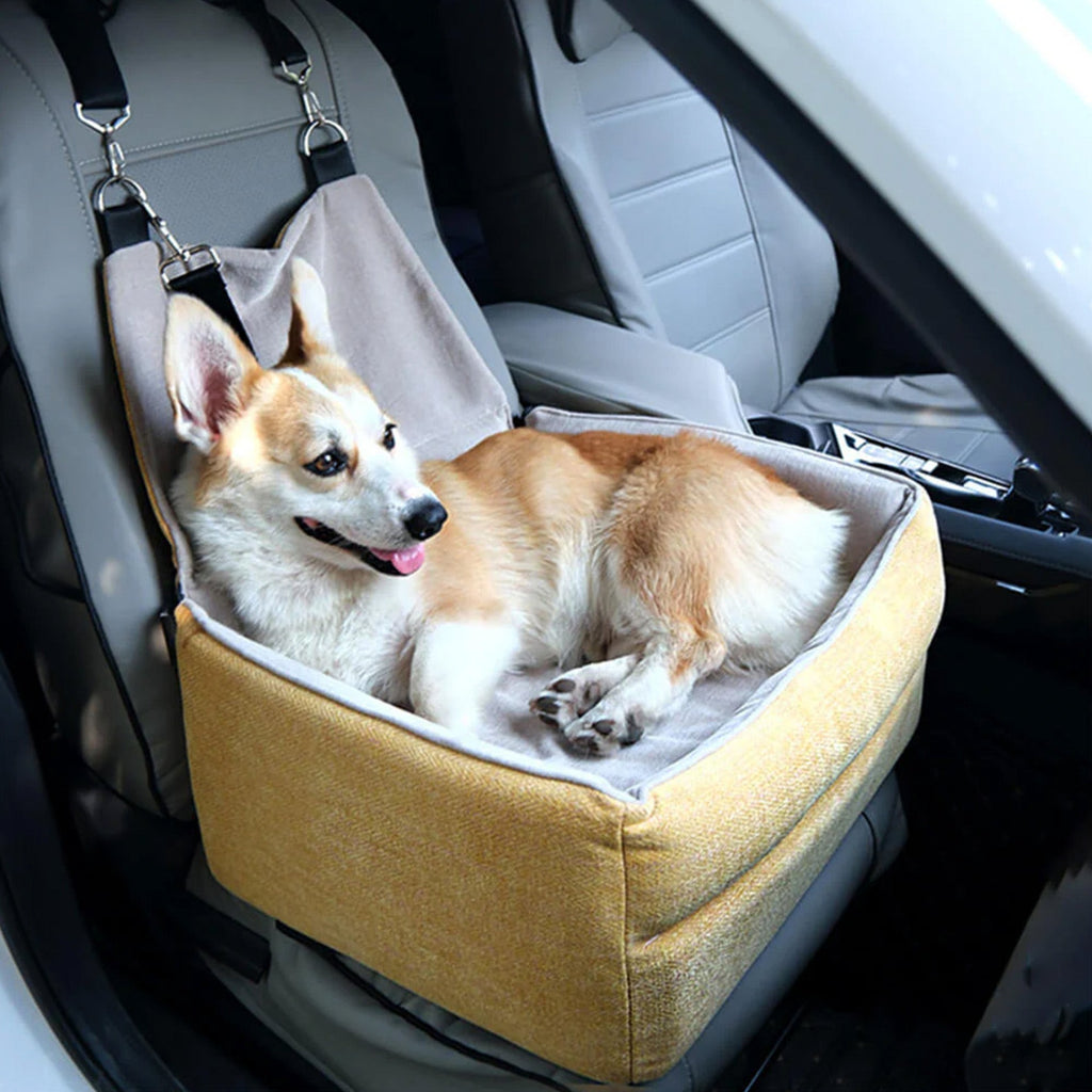 Comfortable Dog Car Seat Bed – Secure, Plush, and Travel-Ready