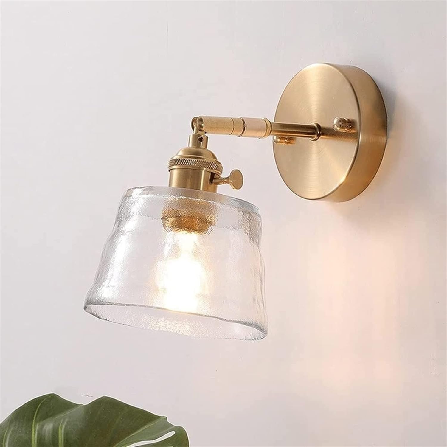 Modern Adjustable Glass Wall Sconce