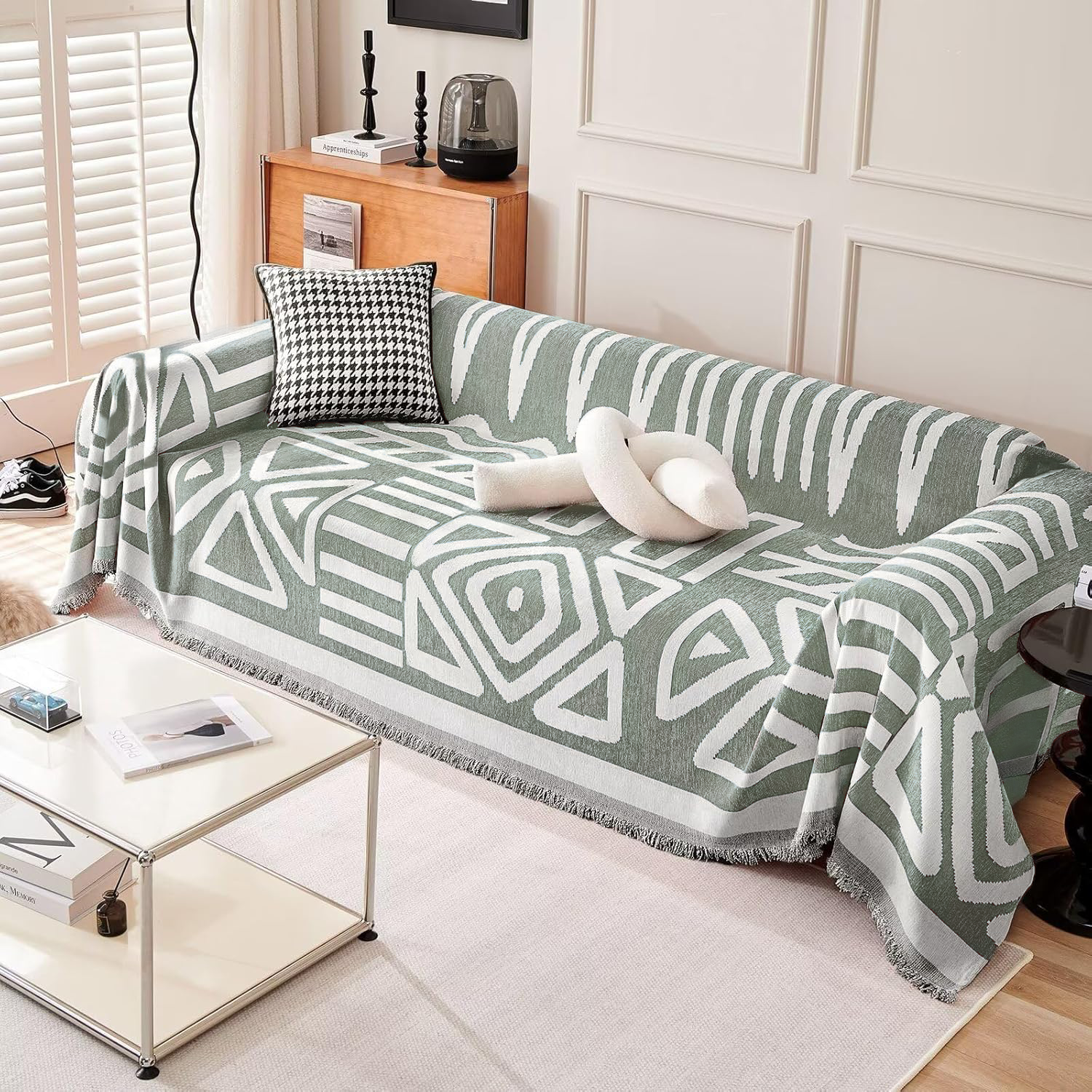 Geometric Bohemian Style Sofa Cover - Modern, Stylish & Durable Sofa Protection