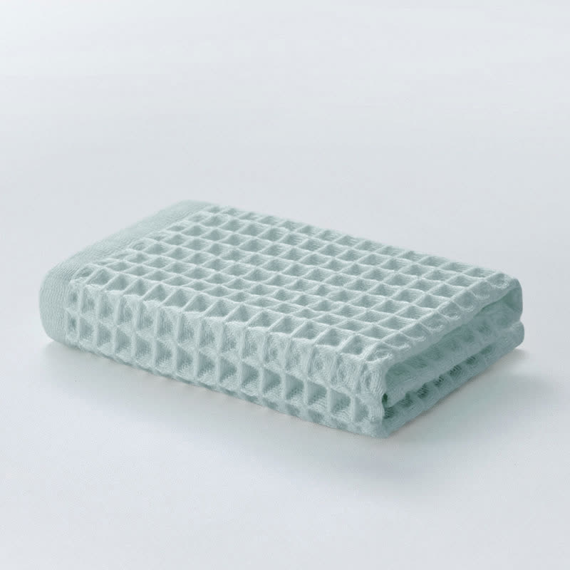 Simple Cotton Waffle Weave Towel 6PCS Eco Friendly