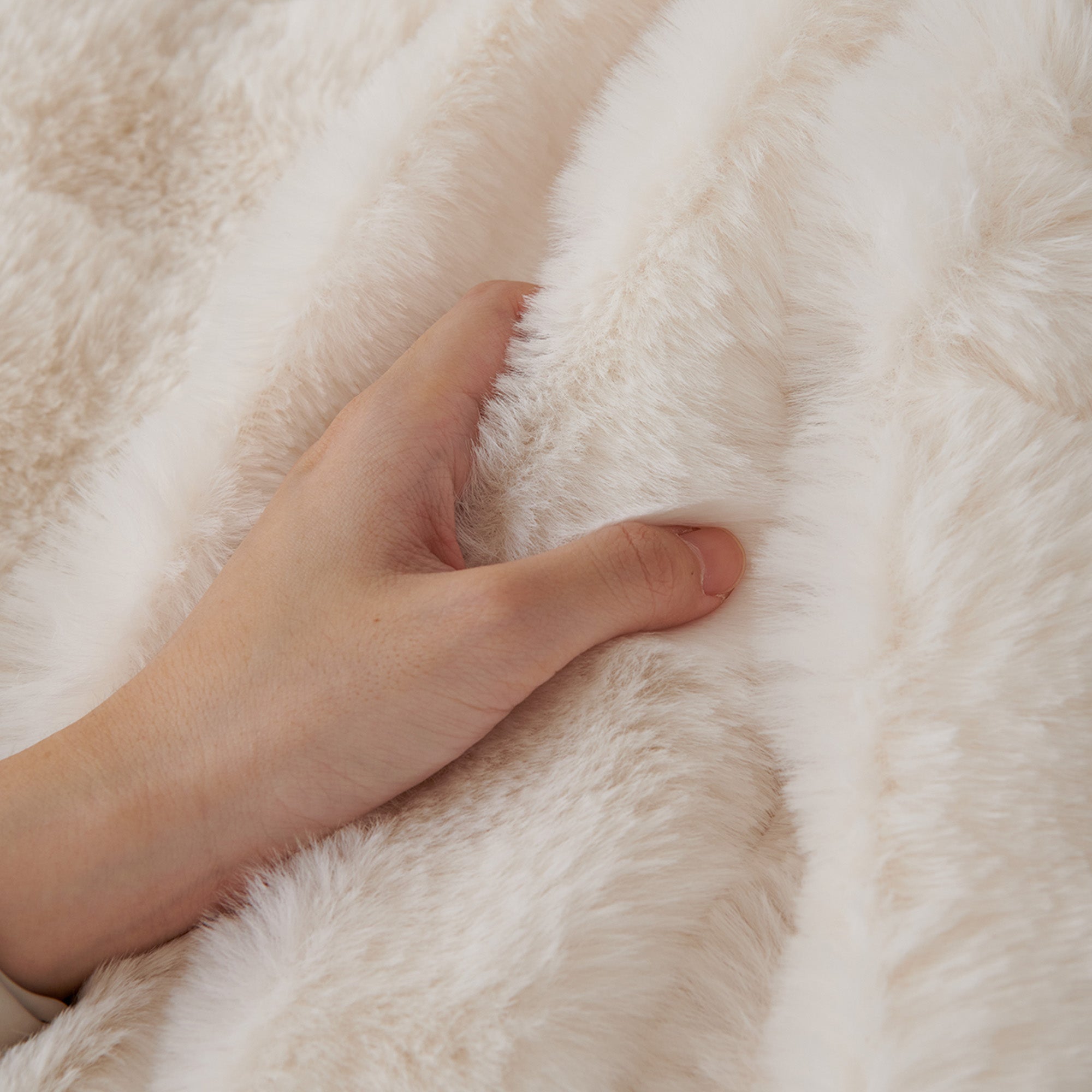 Luxe Ripple Faux Fur Sofa Cover - Modern, Stylish & Durable Sofa Protection