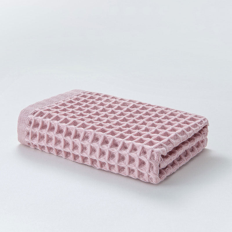 Simple Cotton Waffle Weave Towel 6PCS Eco Friendly
