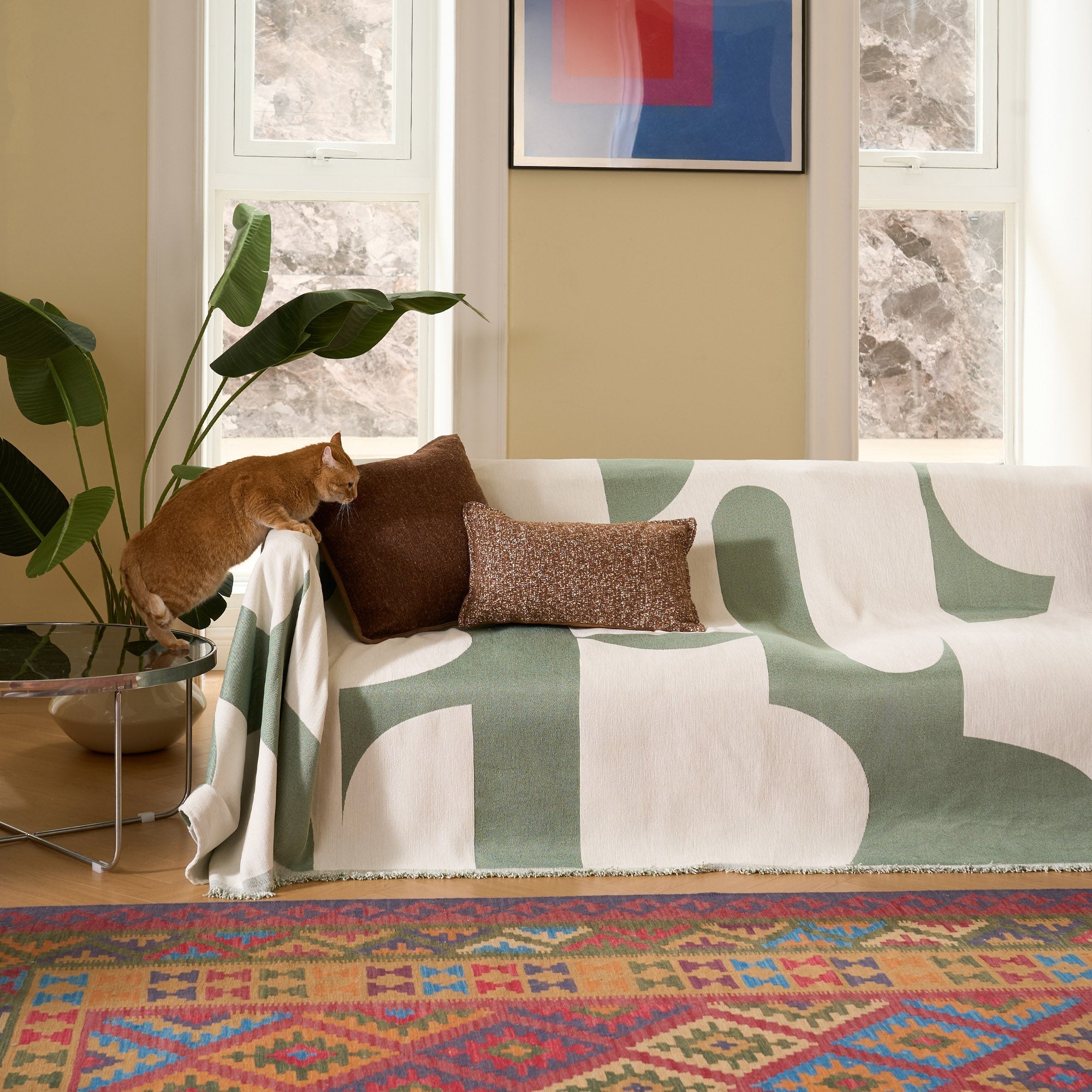 Picasso's Mirage Sofa Cover - Modern, Stylish & Durable Sofa Protection