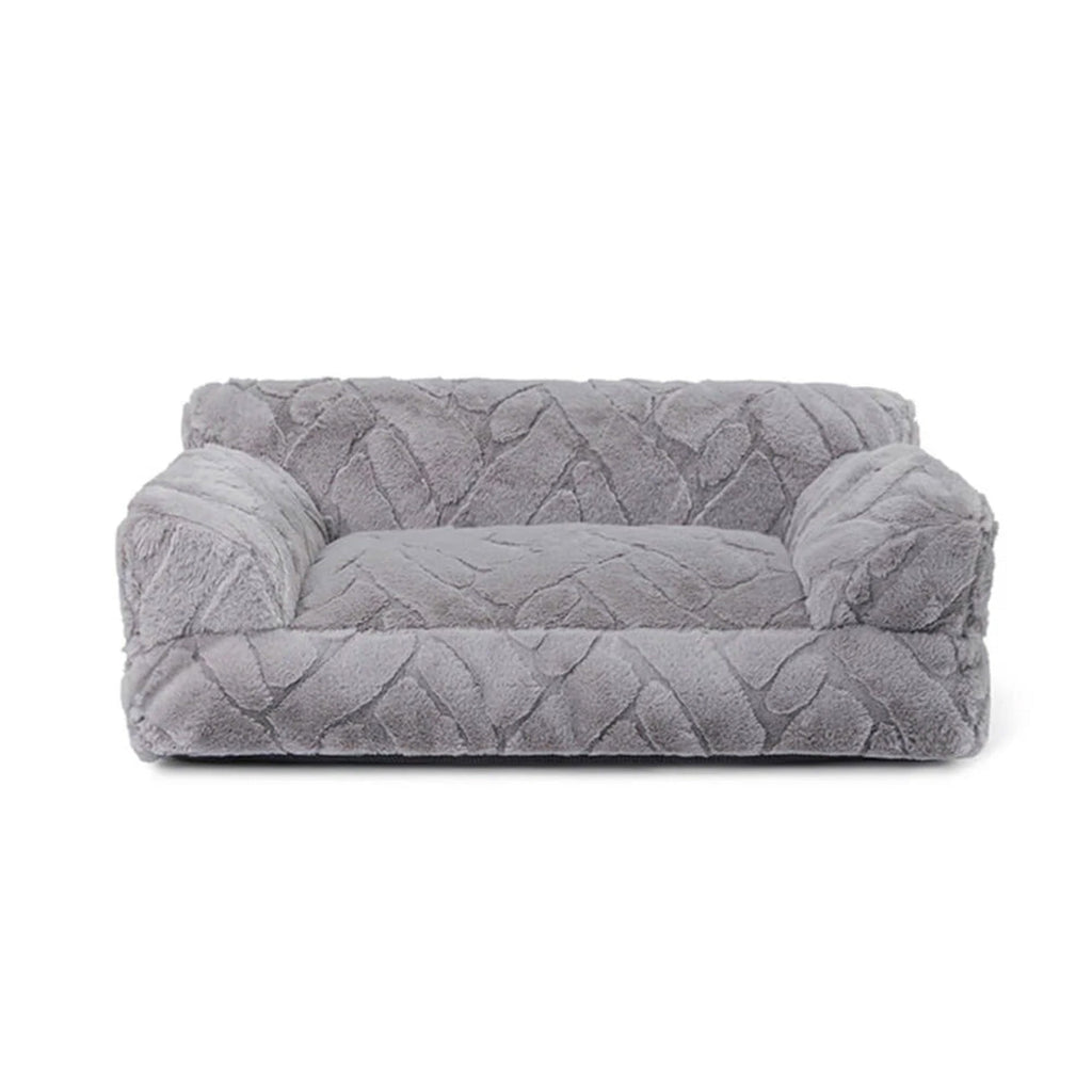 Luxury Faux Rabbit Fur Pet Bed Ultra Soft Warm Supportive