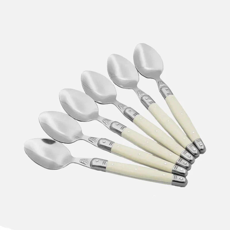 IvoryElegance – Luxury Laguiole Cutlery Set in Stainless Steel