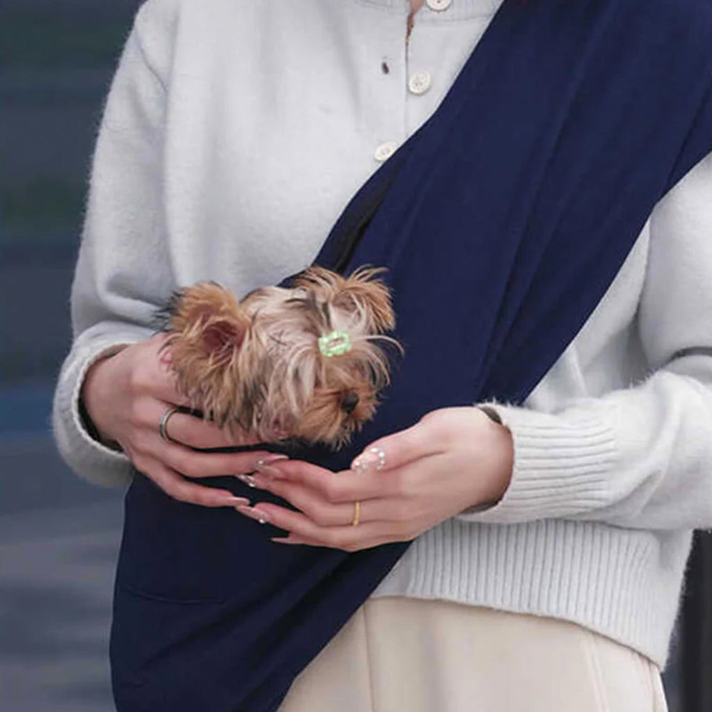 Pet Sling Carrier – Hands-Free, Lightweight & Secure for Small Pets