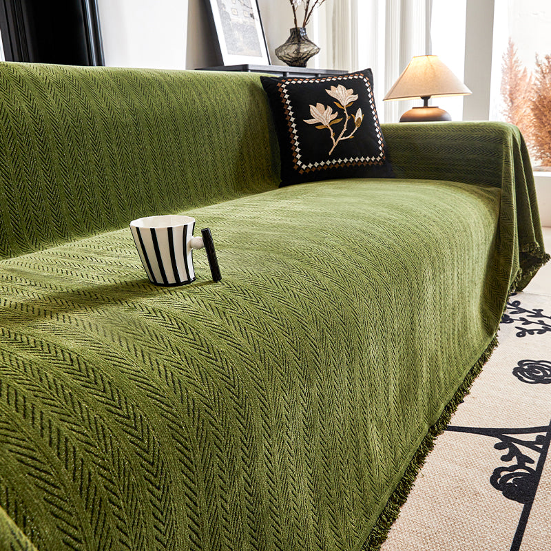 Herringbone Pattern Sofa Cover - Modern, Stylish & Durable Sofa Protection