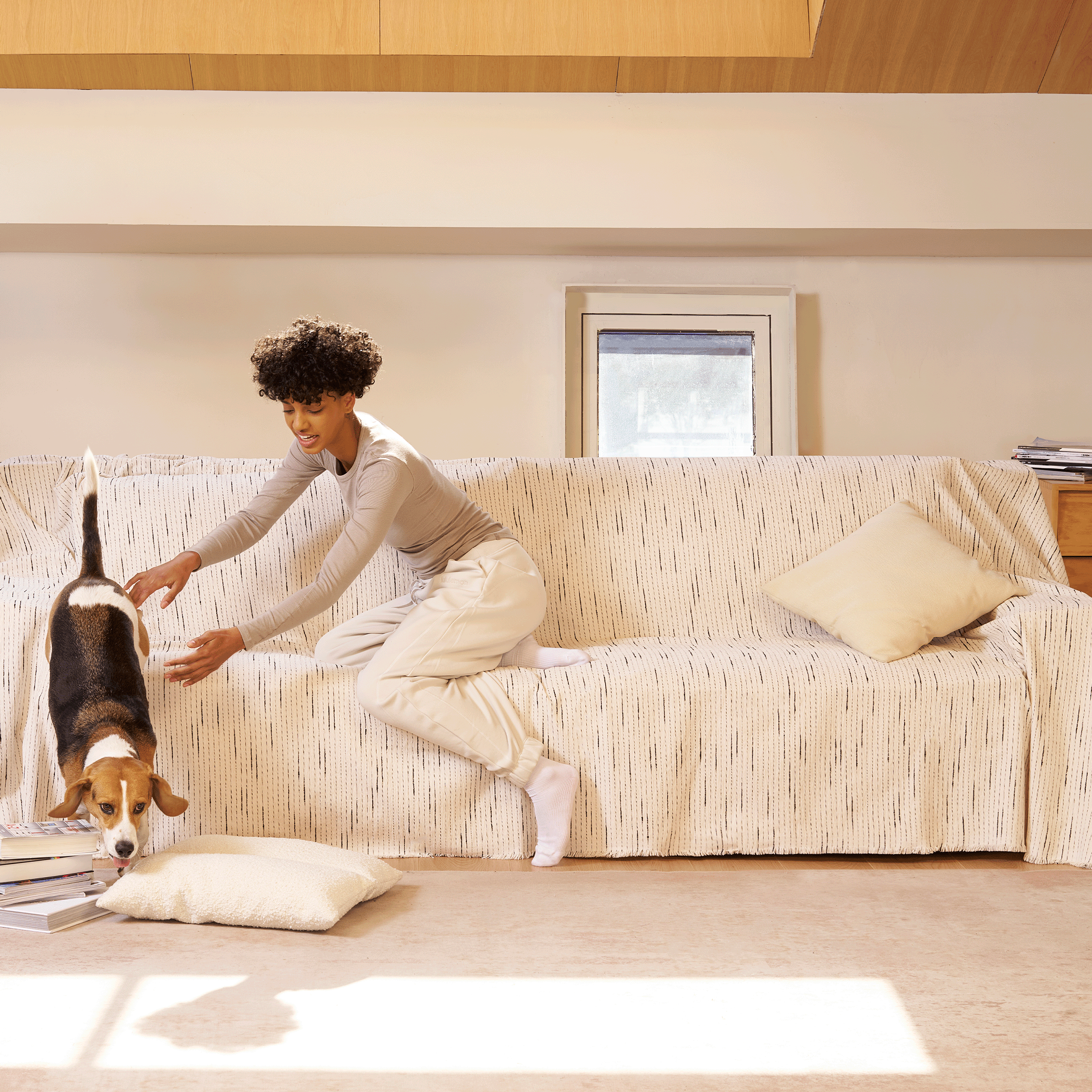 Jacquard Chenille Sofa Cover - Modern, Stylish & Durable Sofa Protection