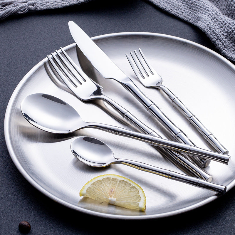 Aldomara Gold & Silver Stainless Steel Cutlery Set