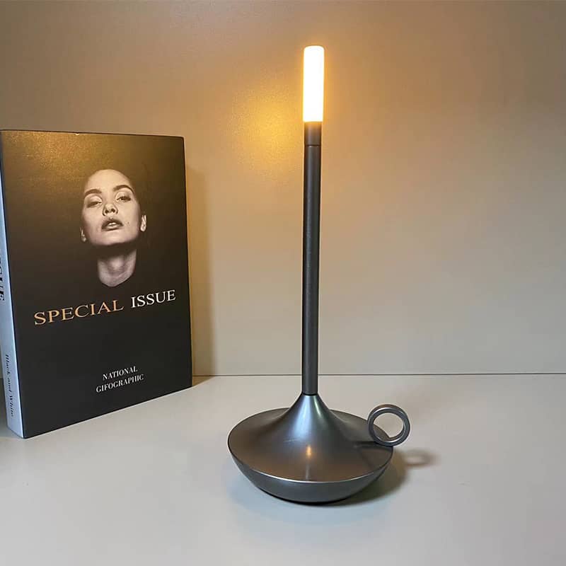 Nordic LED Candlestick Light - Rechargeable Touch Control Lamp