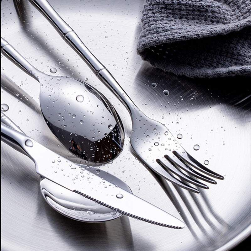 Aldomara Gold & Silver Stainless Steel Cutlery Set