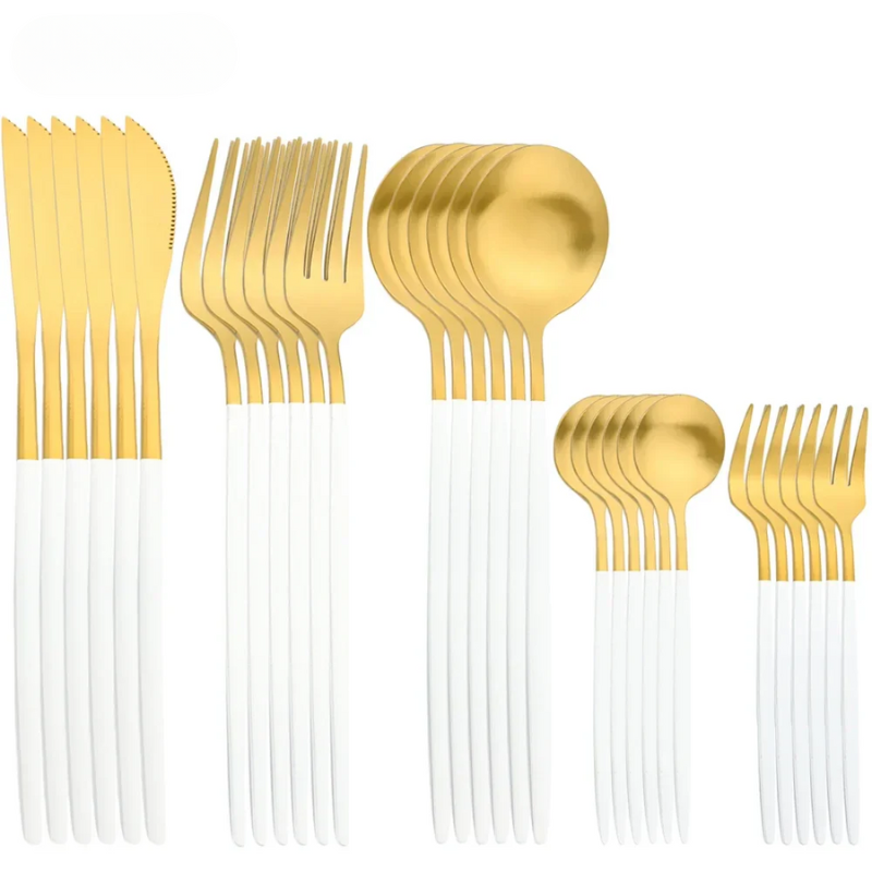 EleganceSteel 30-Piece Cutlery Set Premium Stainless Steel Flatware