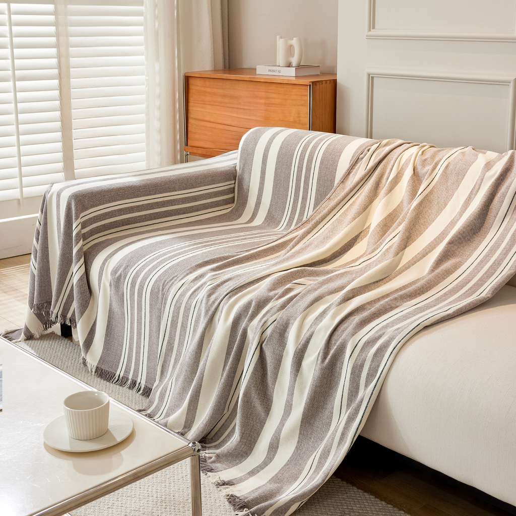 Classic Stripe Patterns Sofa Cover - Modern, Stylish & Durable Sofa Protection