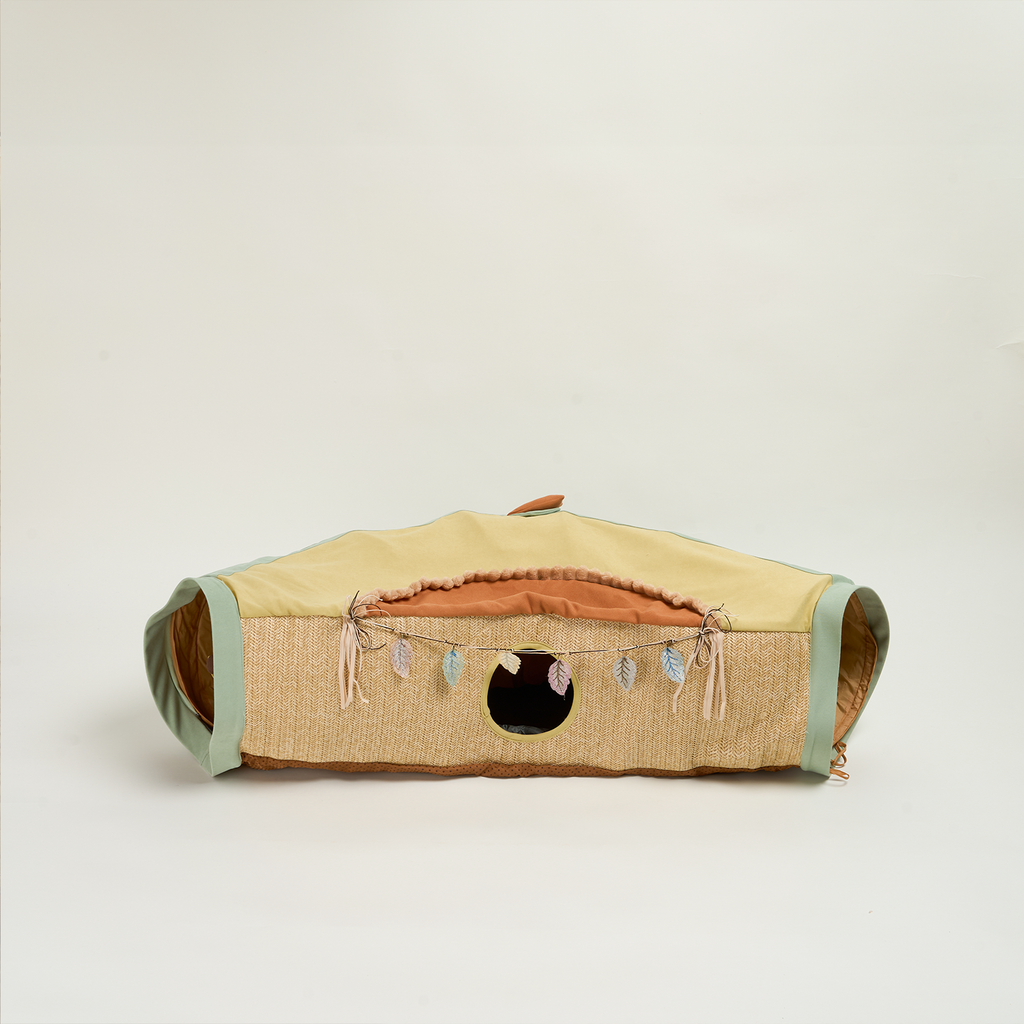 Purrfect Foldaway Tunnel Retreat – Interactive, Spacious, and Portable