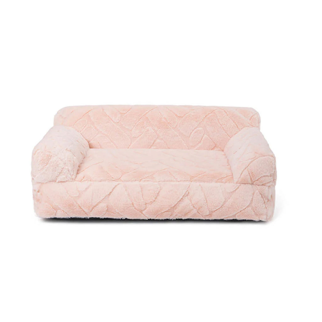 Luxury Faux Rabbit Fur Pet Bed Ultra Soft Warm Supportive