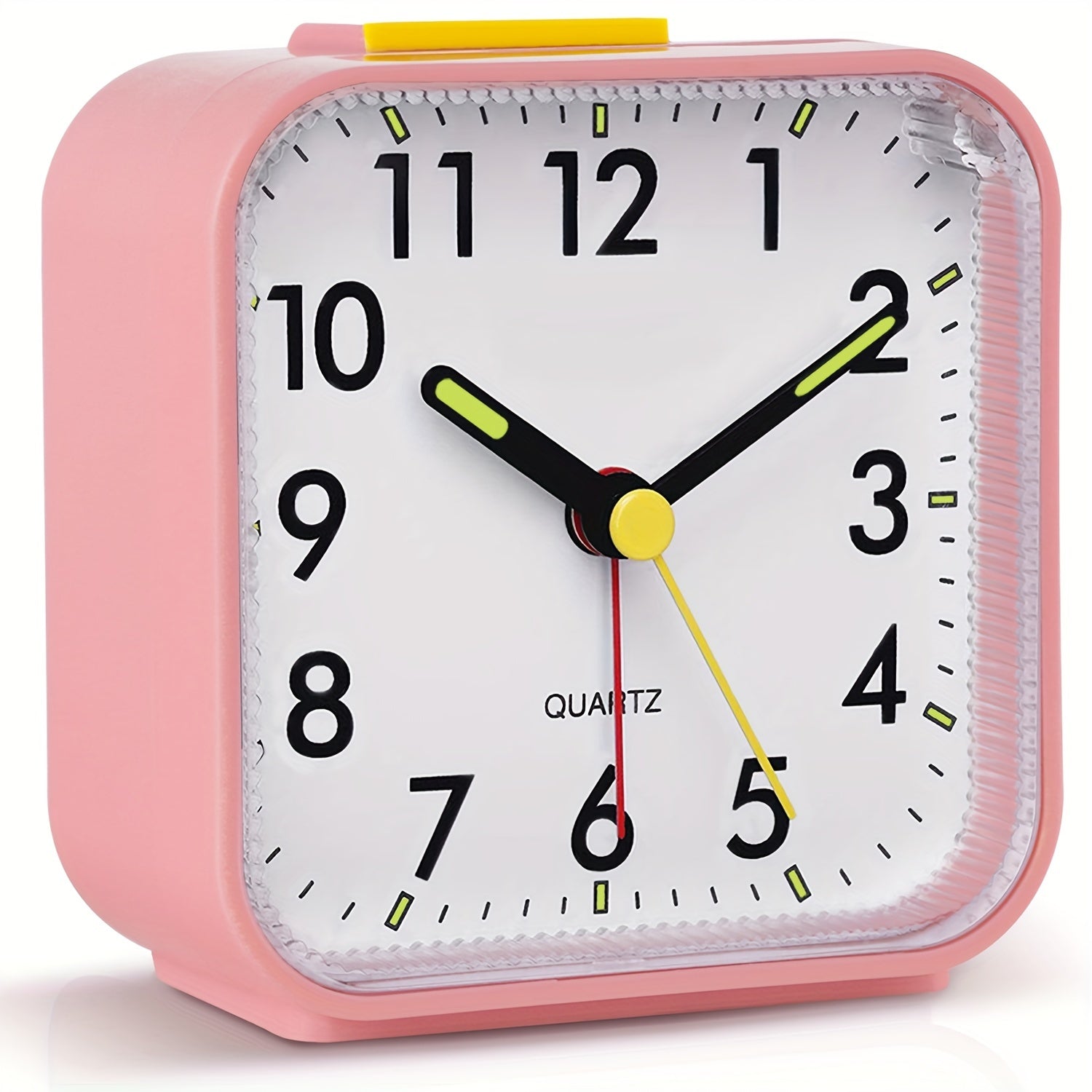 Timeless Journey Classic Square Travel Alarm Clock Snooze
