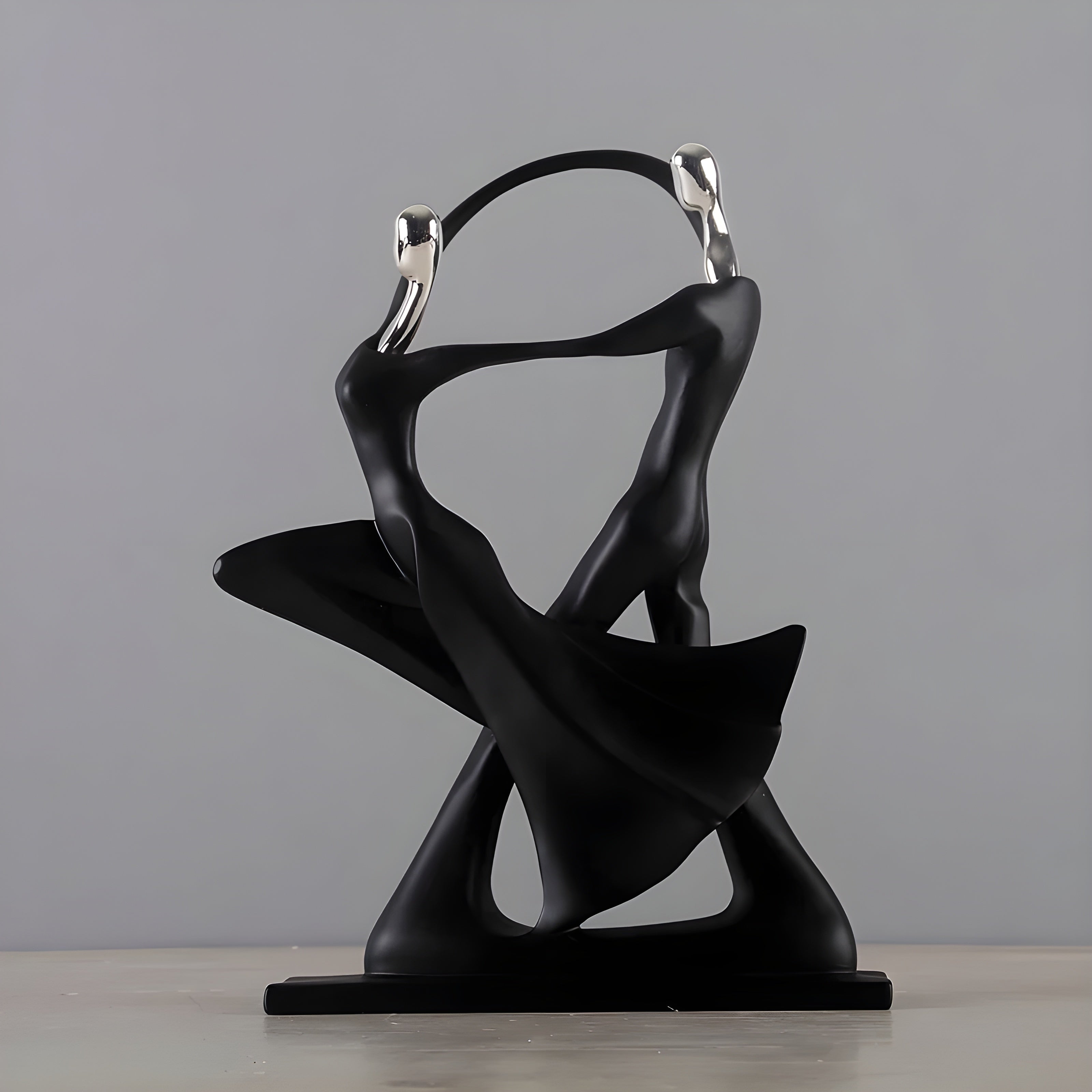 Dancing Couple Resin Figurines Art - Nordic Style Decor
