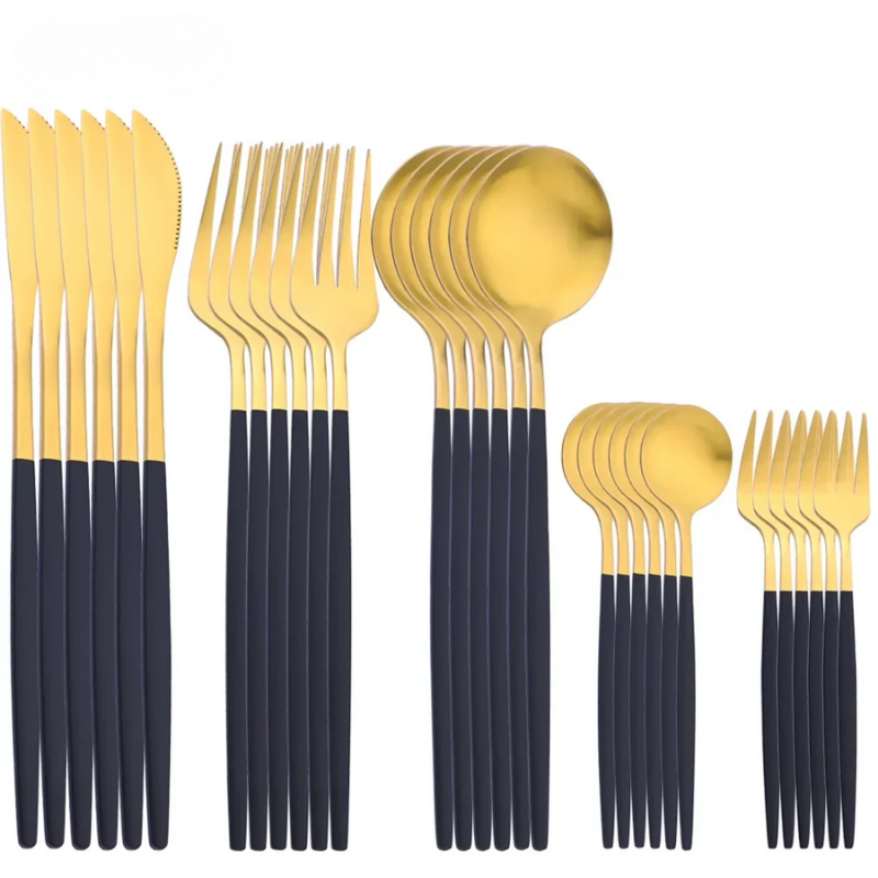EleganceSteel 30-Piece Cutlery Set Premium Stainless Steel Flatware