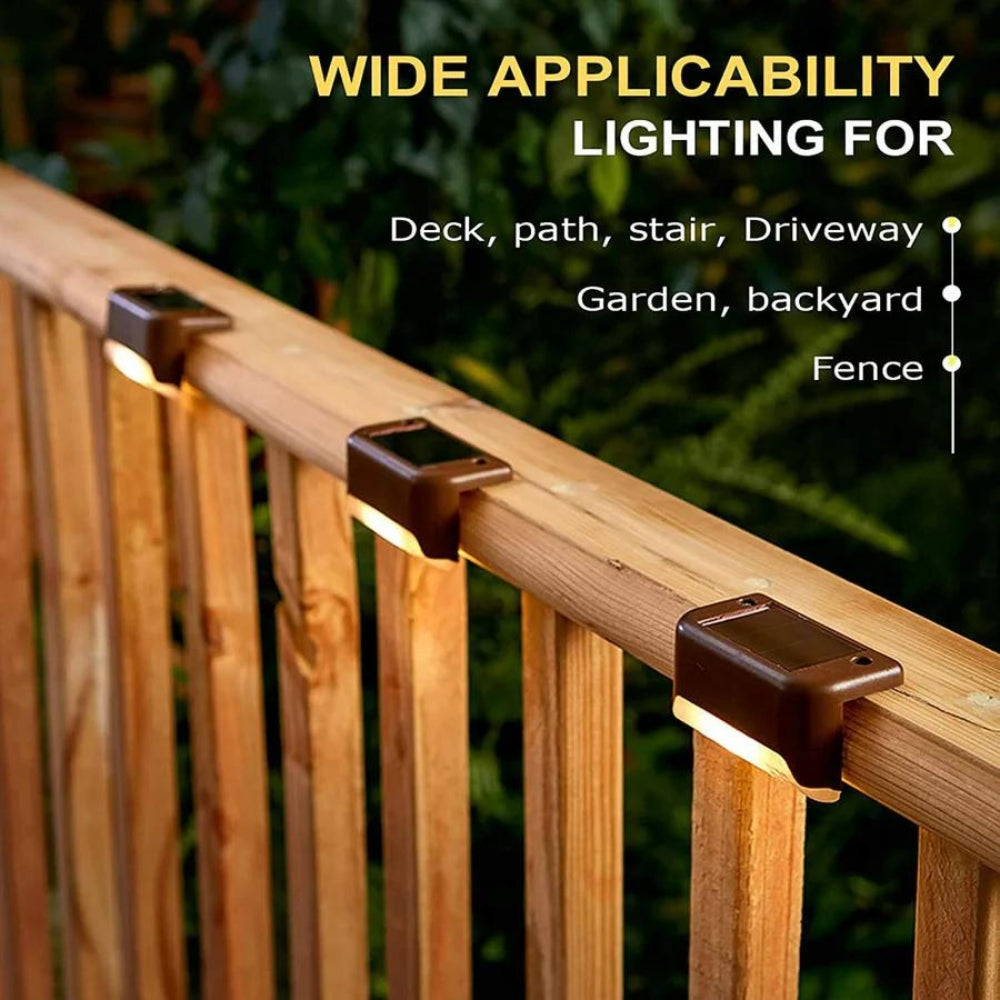 Solar Fence Light – Automatic LED Outdoor Lighting