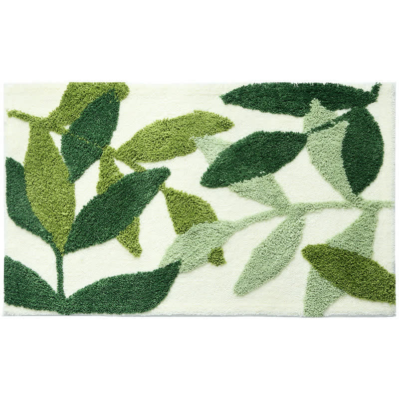 Soft Absorbent Bath Rug with Non Slip Backing
