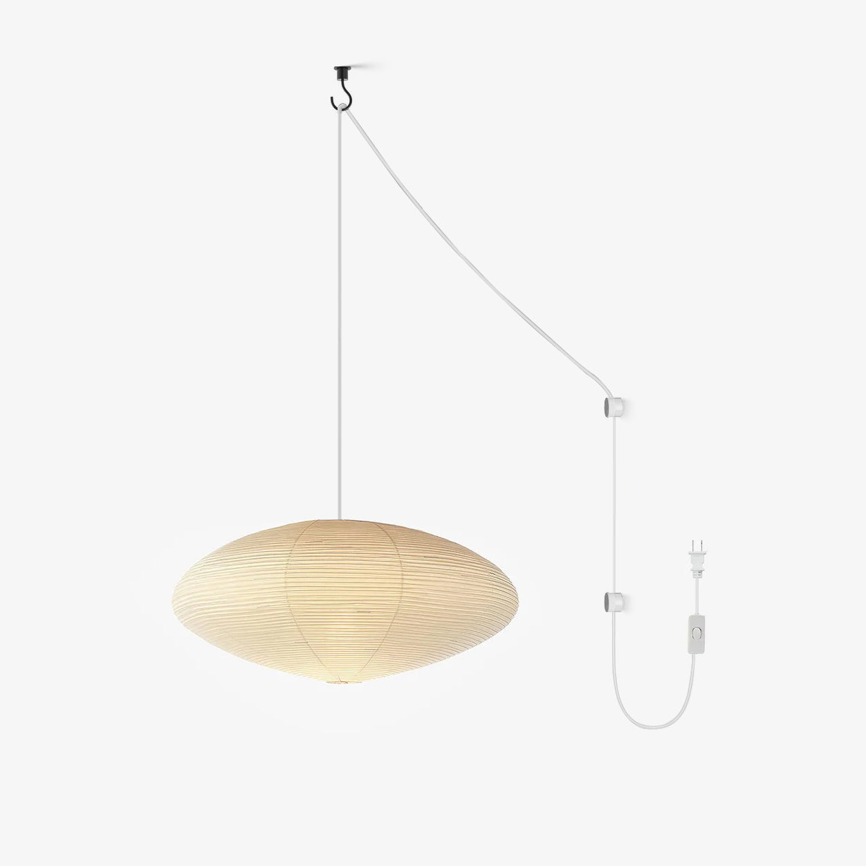 Modern Paper Lantern Pendant – Inspired by Japanese Design