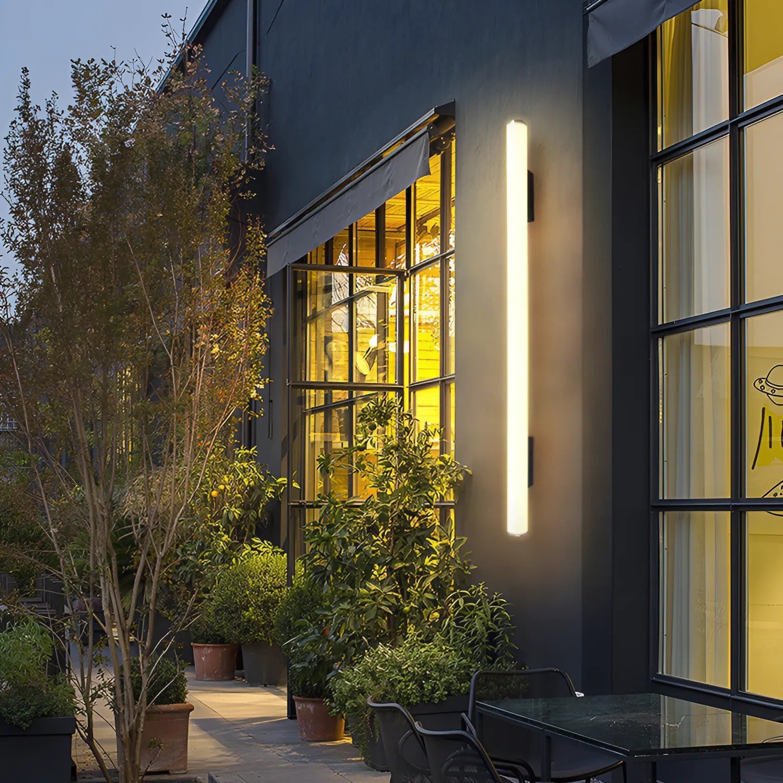 Modern Nordic Outdoor LED Wall Lamp Waterproof IP65 Design