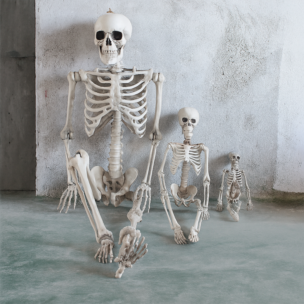 Real life-Size Halloween Skeleton Decoration