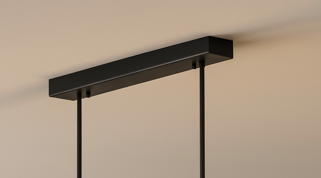 Modern LED Linear Pendant Light – Adjustable Height & Dimmable Options