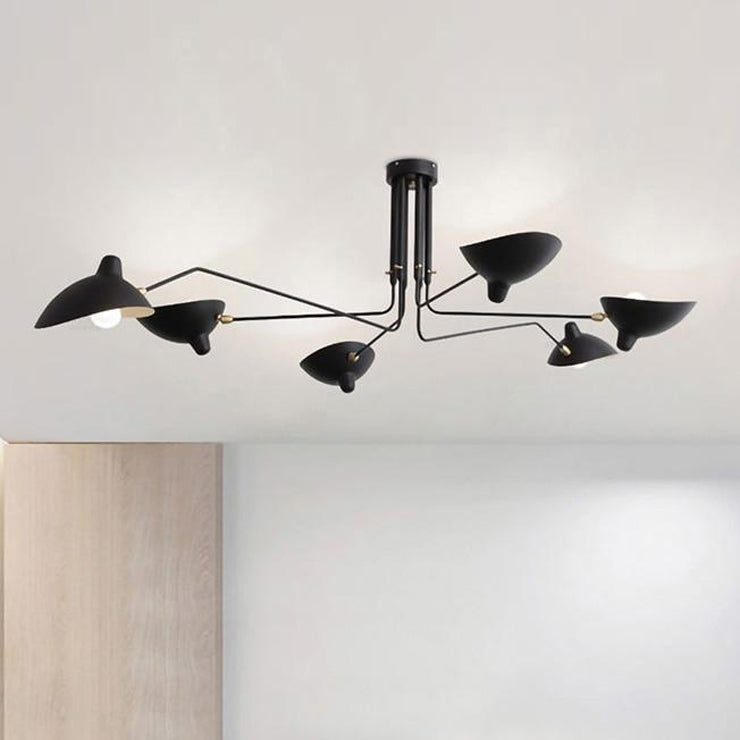 Spider Chandelier Bold Mid-Century Elegance