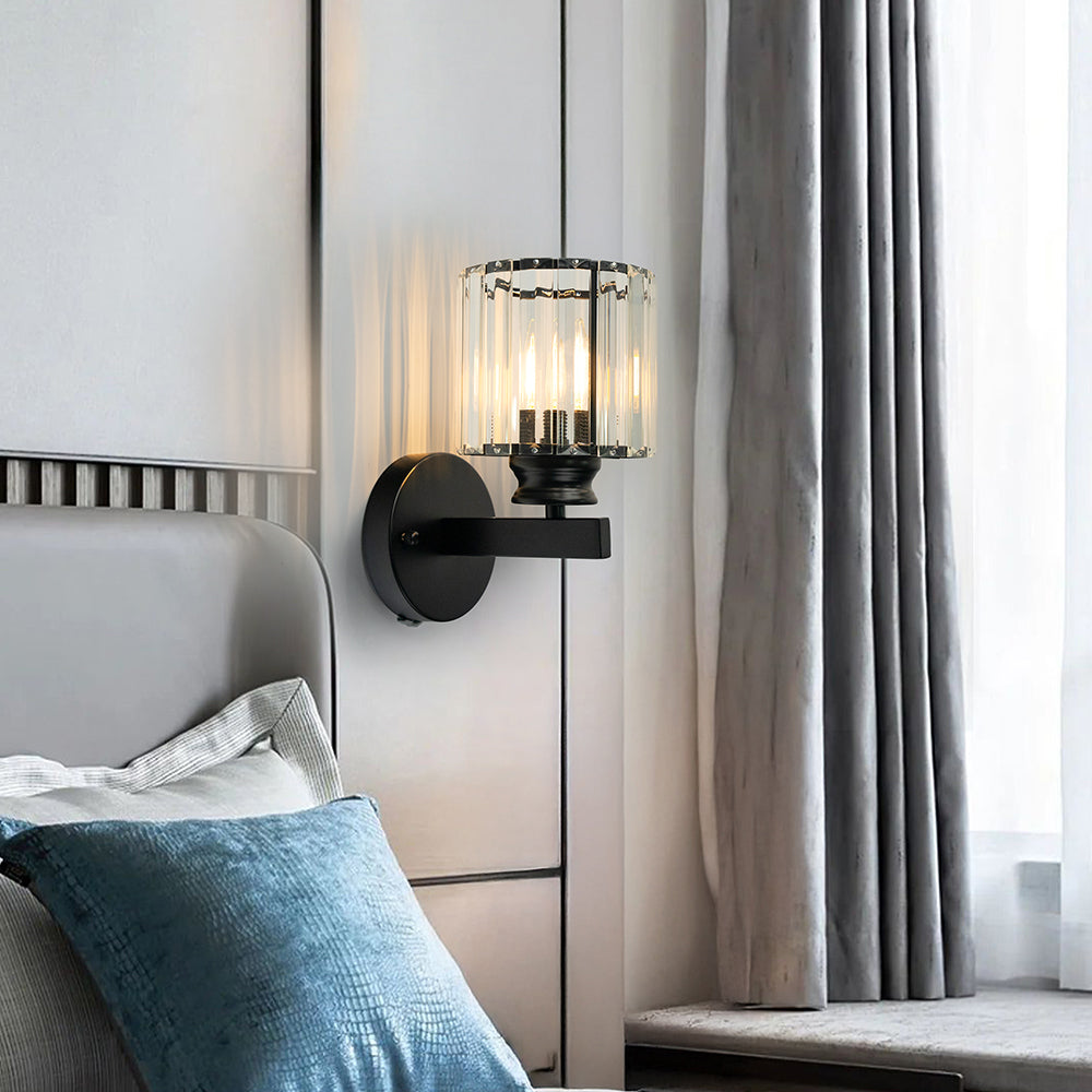 Crystal Wall Light - Round or Square