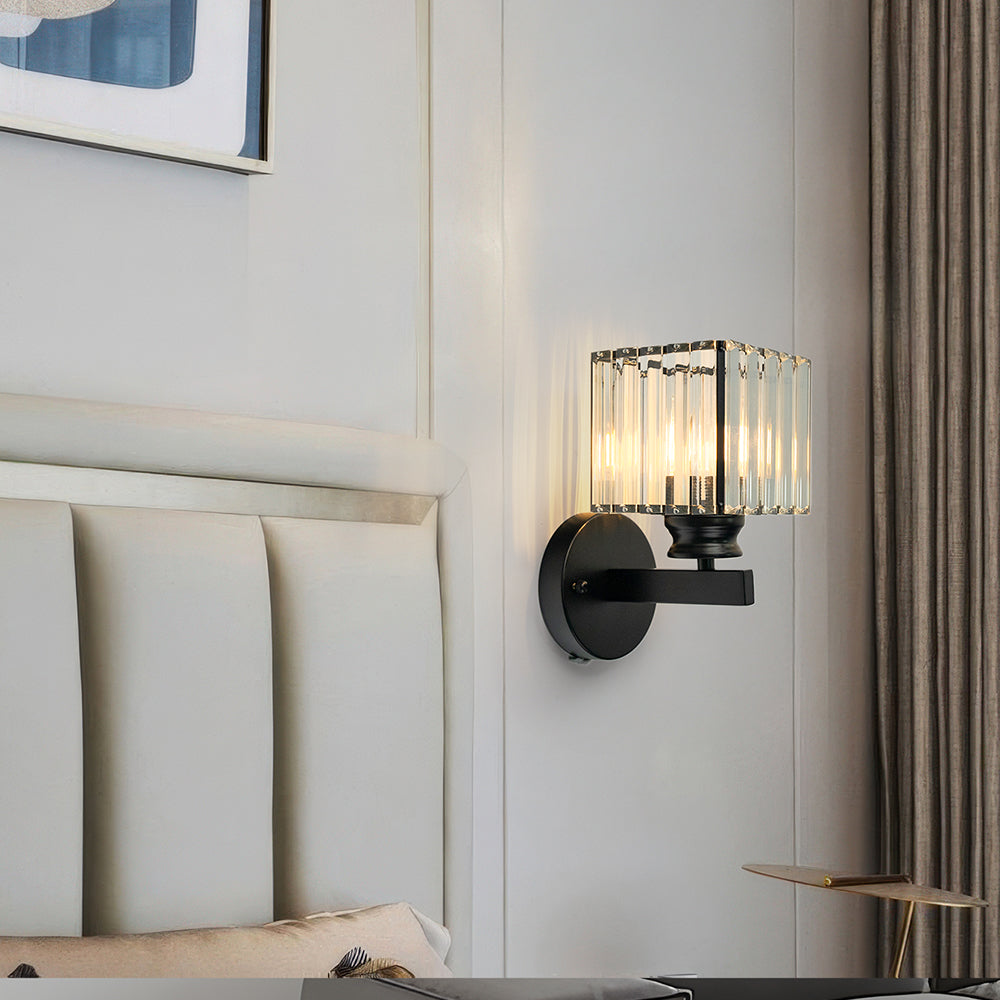 Crystal Wall Light - Round or Square