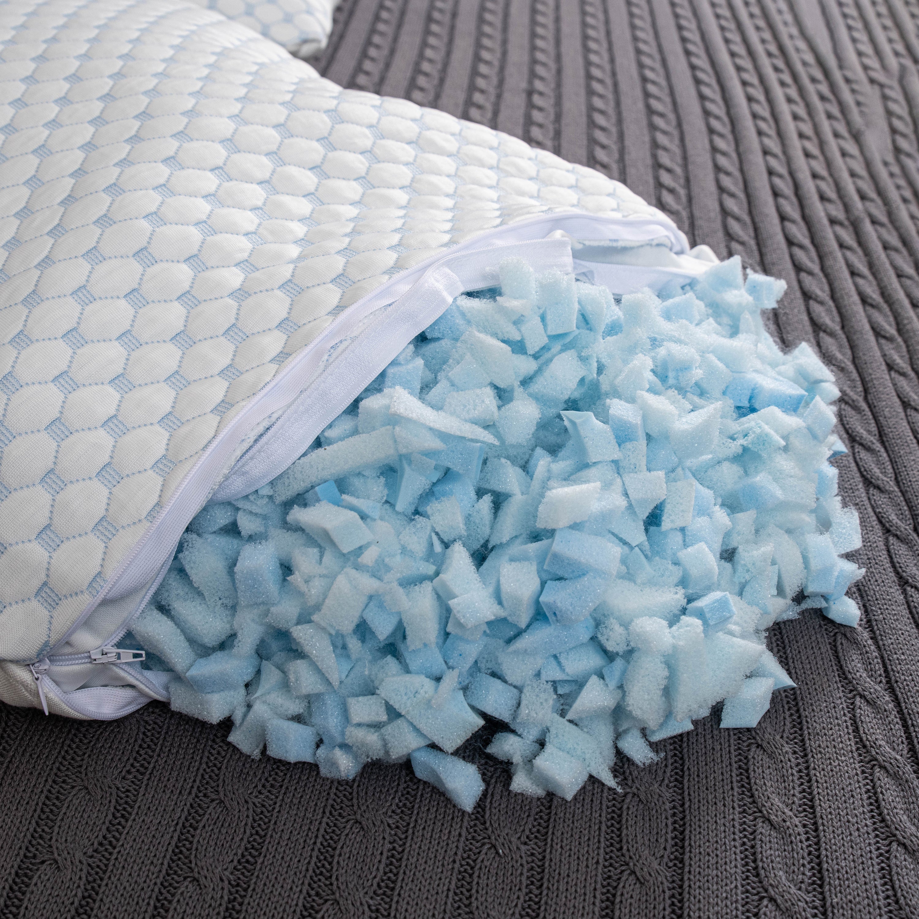 Adjustable Orthopedic Memory Foam Freeform Pillow