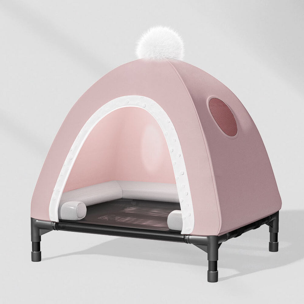 All-Season Orthopedic Camping Cot Tent Bed for Cats Dogs Cozy Durable