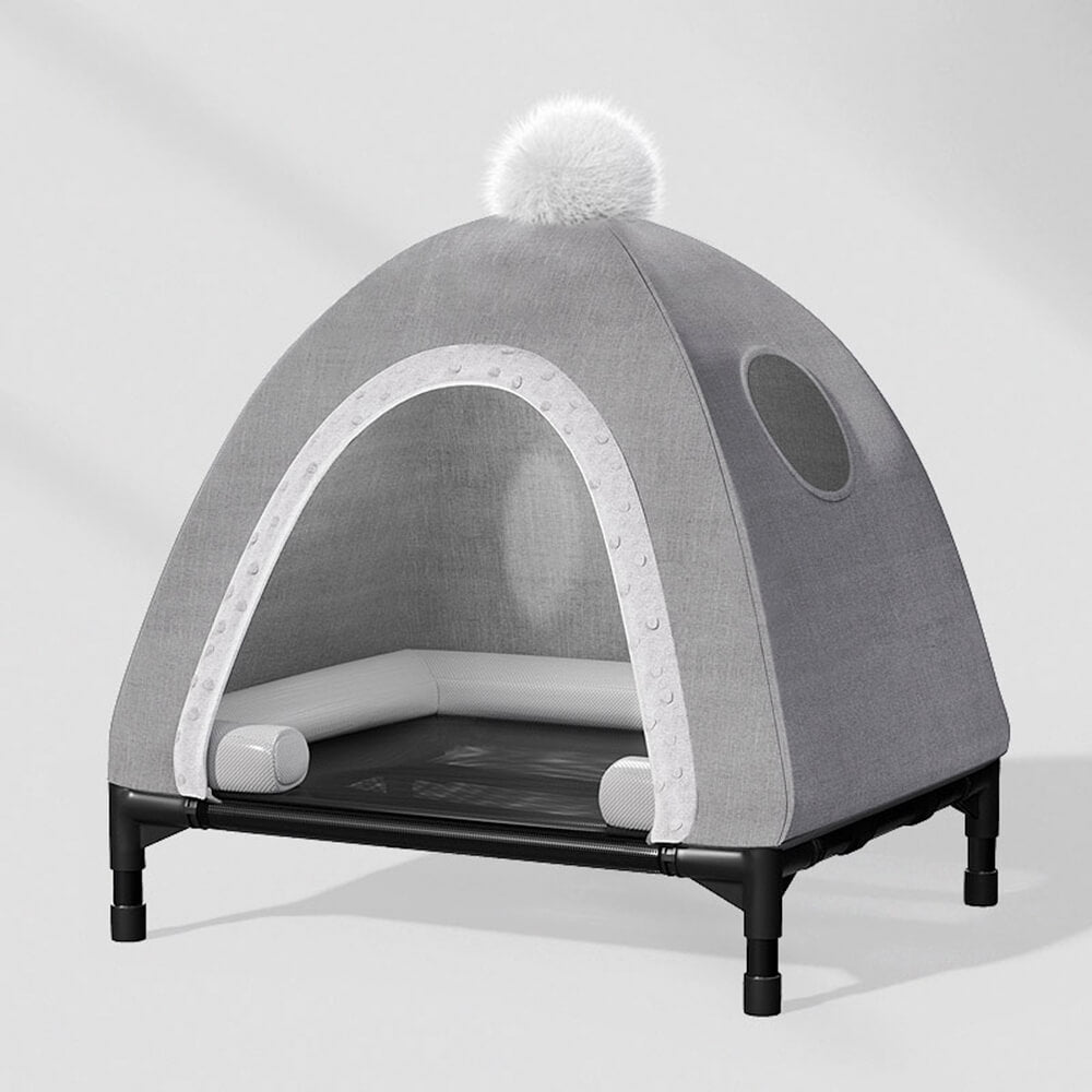All-Season Orthopedic Camping Cot Tent Bed for Cats Dogs Cozy Durable
