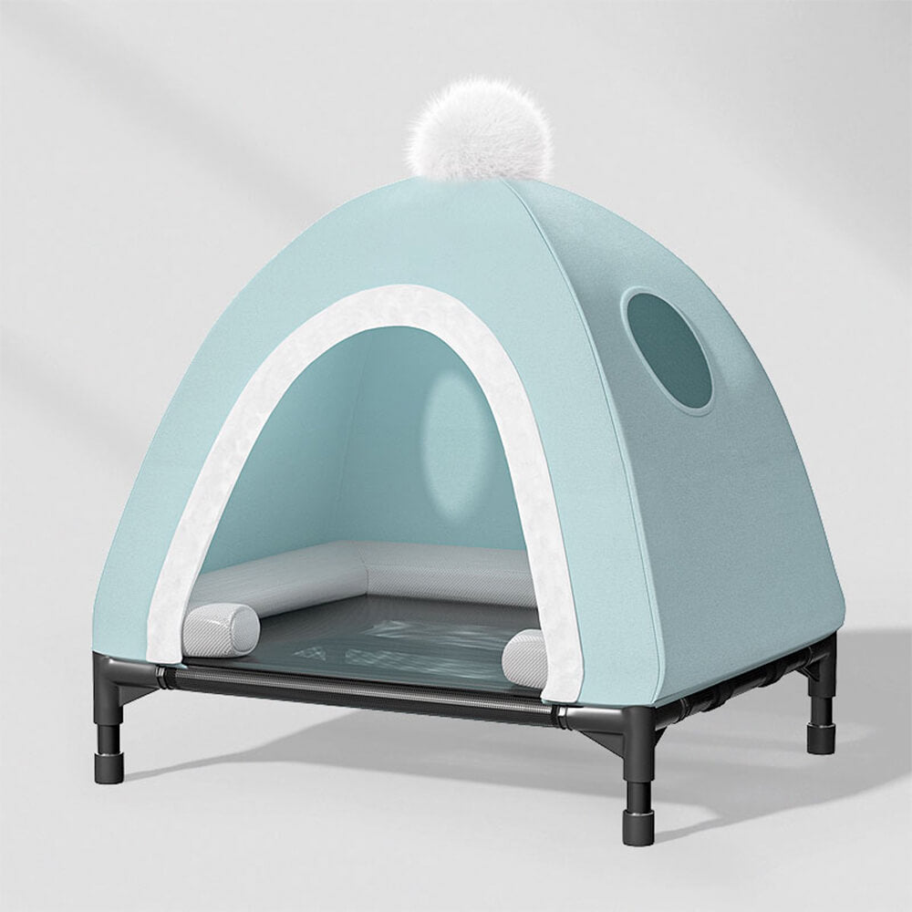 All-Season Orthopedic Camping Cot Tent Bed for Cats Dogs Cozy Durable