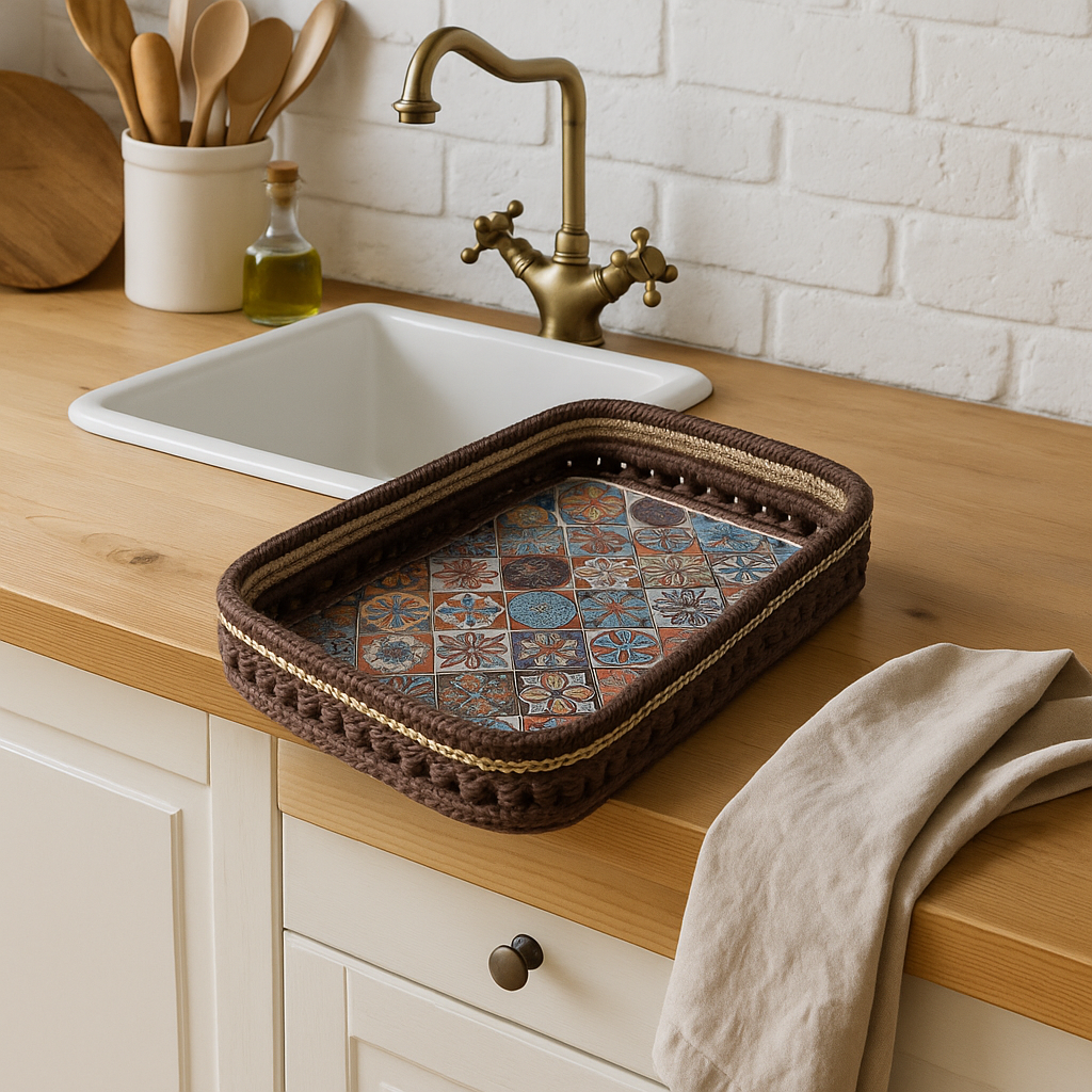 Farmhouse Handmade Hemp Storage Basket