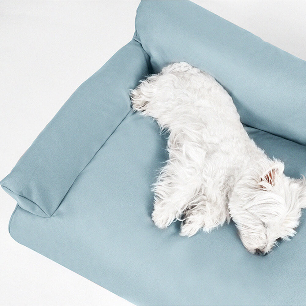 Faux Leather Anti-Scratch Cozy Dog Sofa Bed with Comfort
