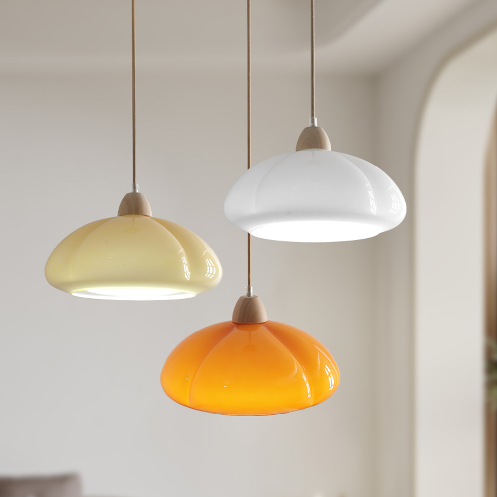 Glass Retro Kitchen Island Ceiling Light