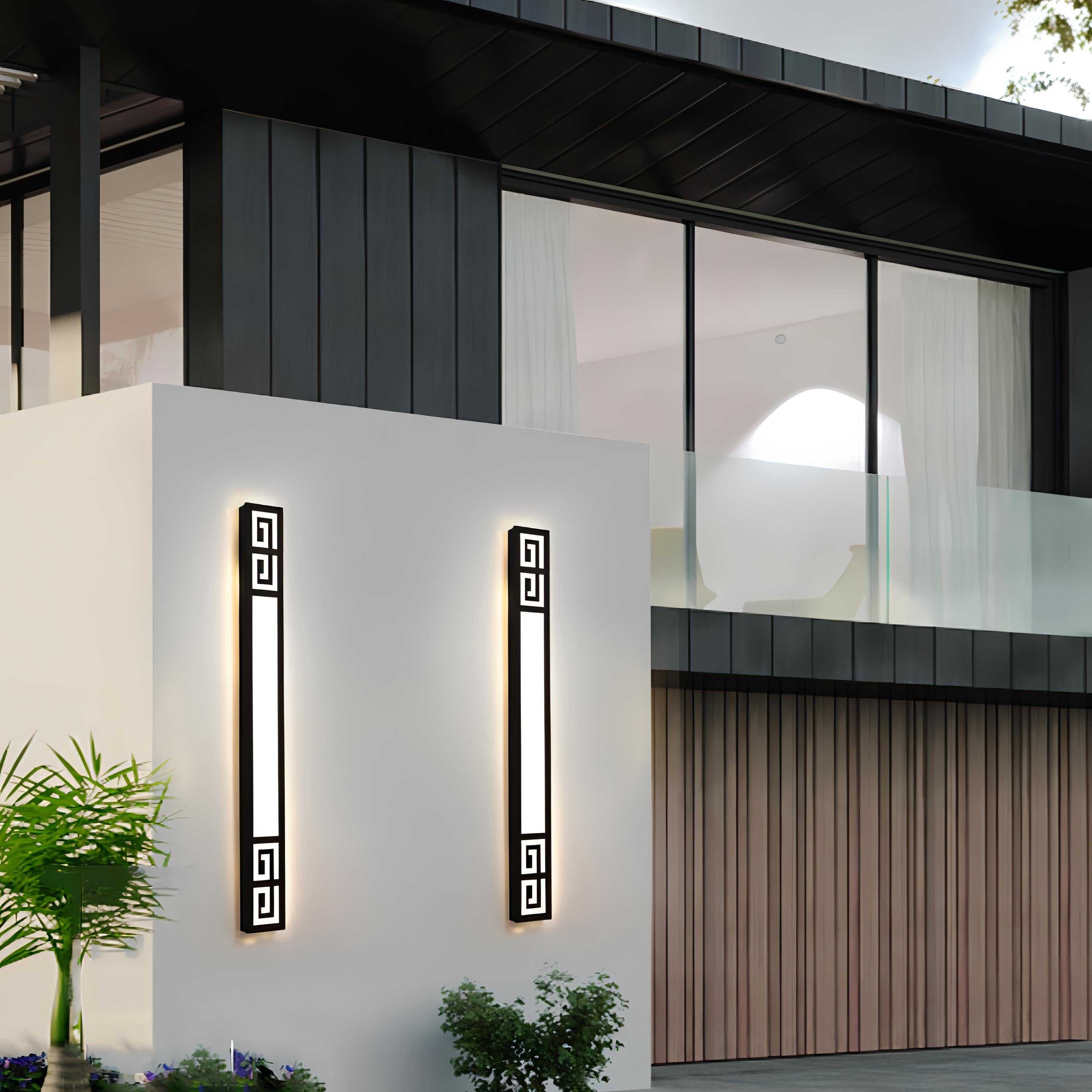 Dune - Black Modern Thin Waterproof Outdoor Light Bar