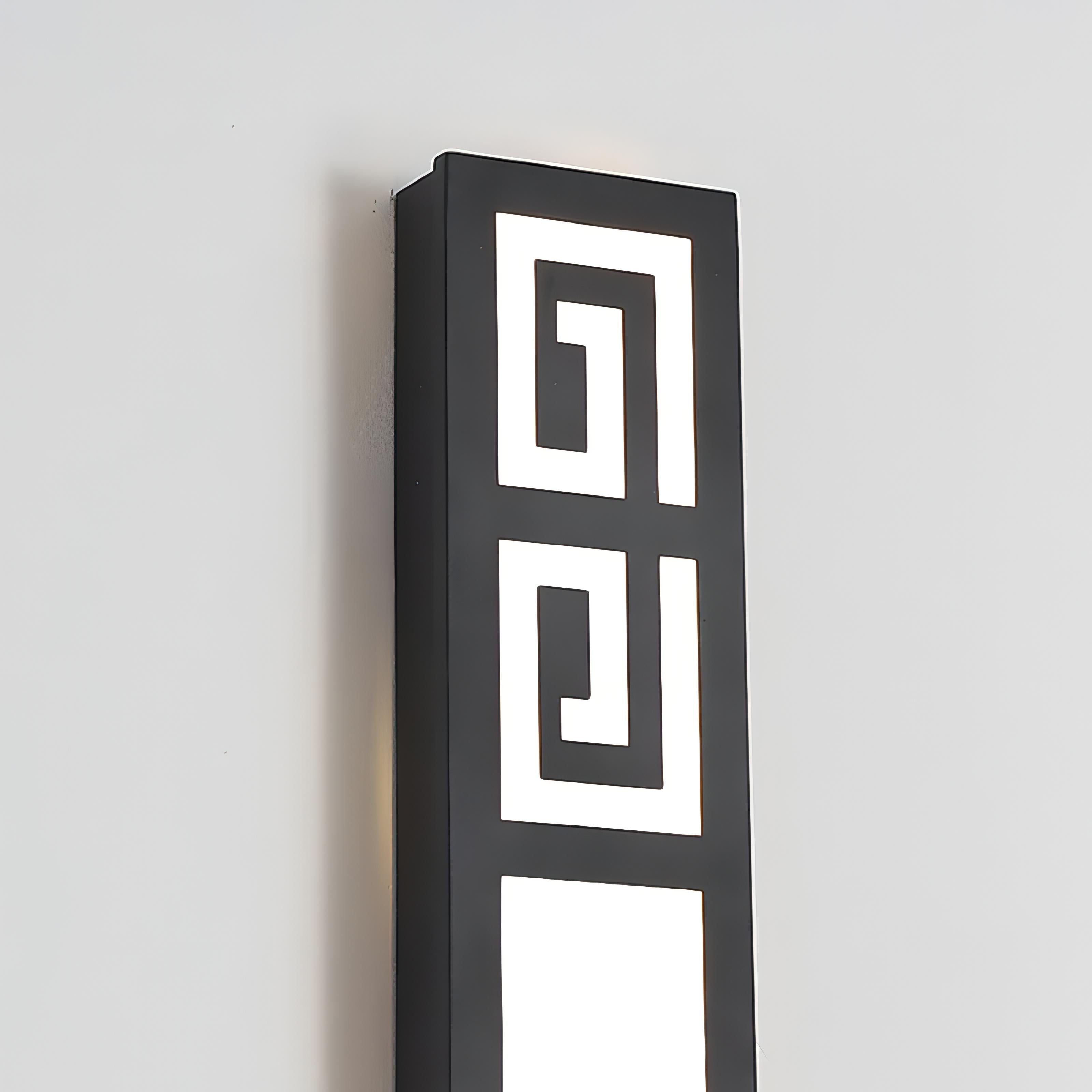 Dune - Black Modern Thin Waterproof Outdoor Light Bar