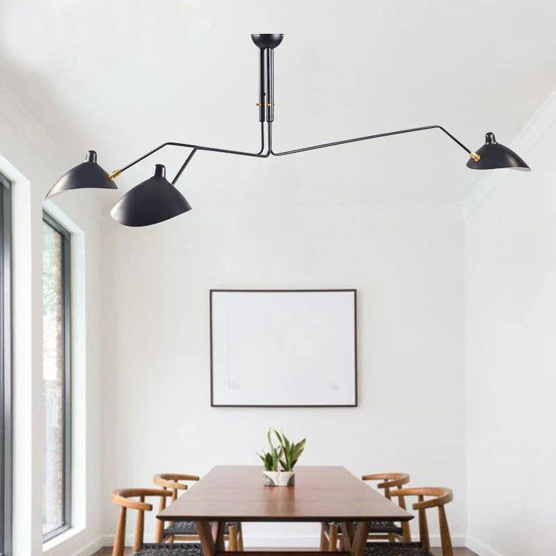 Spider Chandelier Bold Mid-Century Elegance