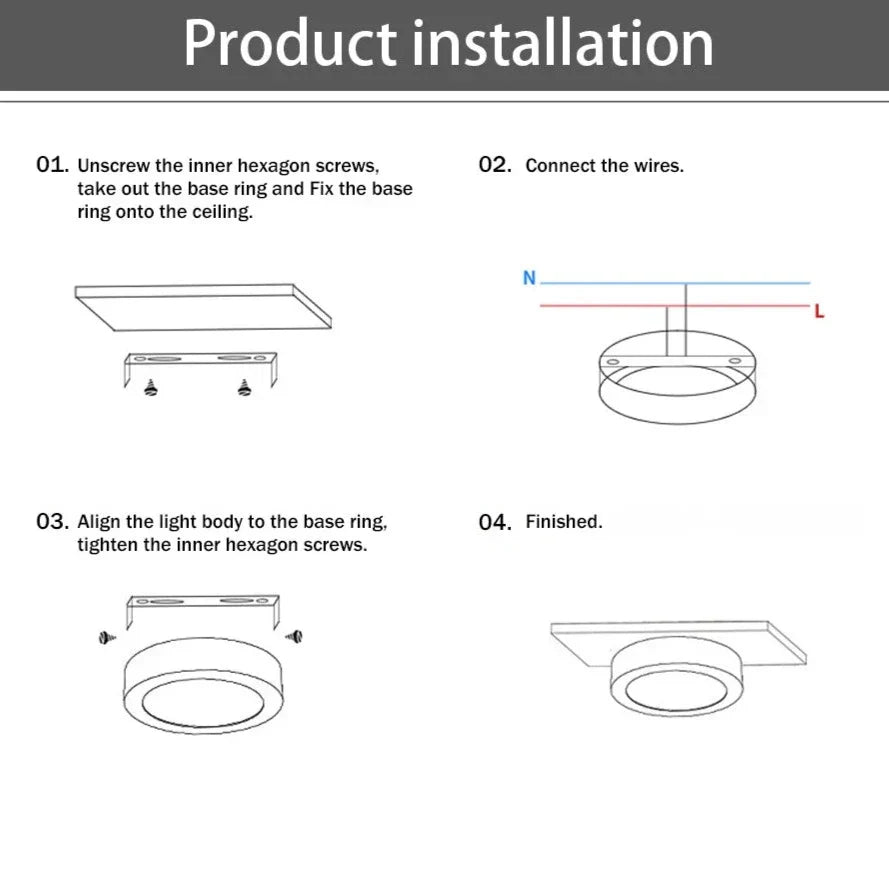 Energy-Efficient LED Ceiling Spotlight