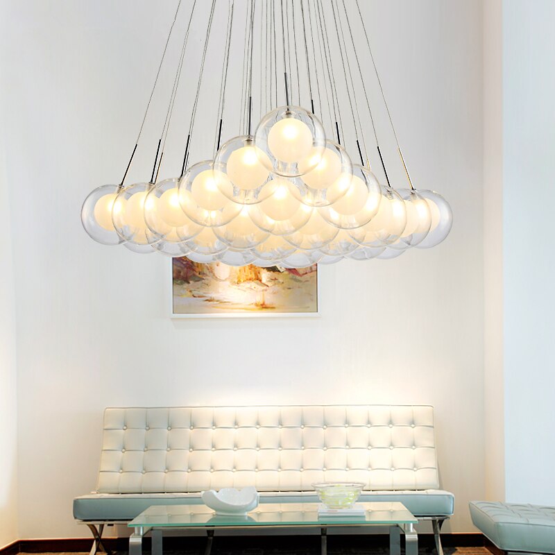 Cluster LED Chandelier – Modern Nordic Hanging Light for Kitchen & Dining