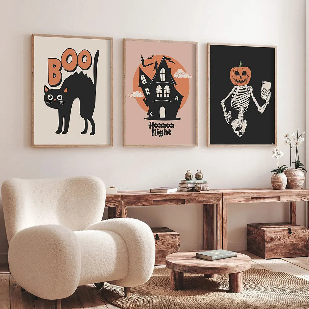 Halloween Canvas Wall Art