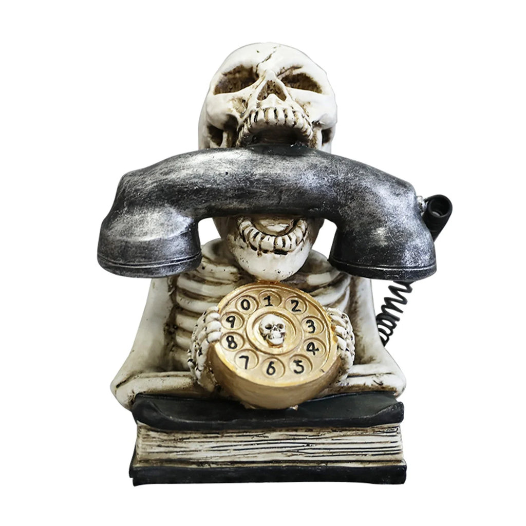 Halloween Skull Phone Decoration