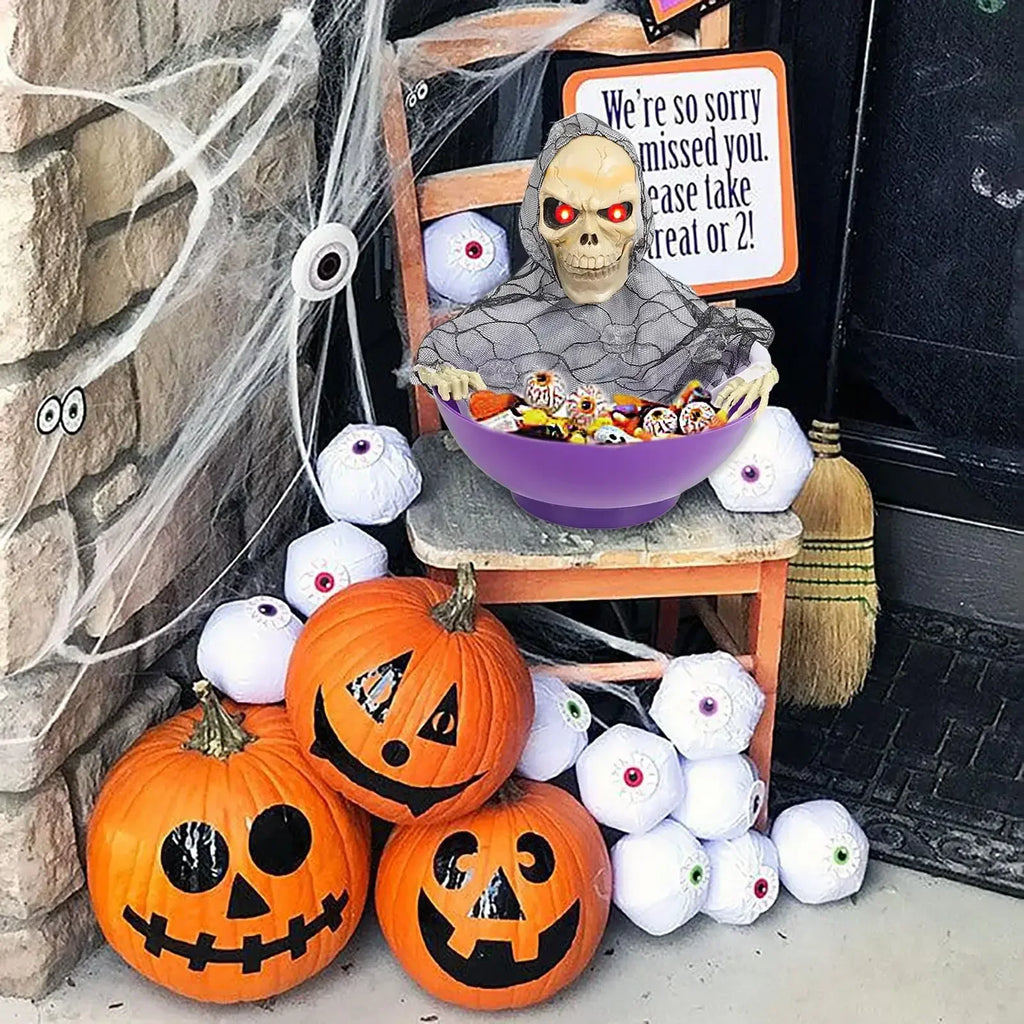 Motion-Activated Skeleton Candy Bowl