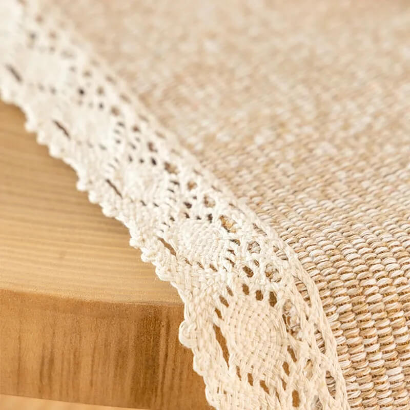 Hand-Woven Cotton Linen Non-Slip Couch Cover All Seasons